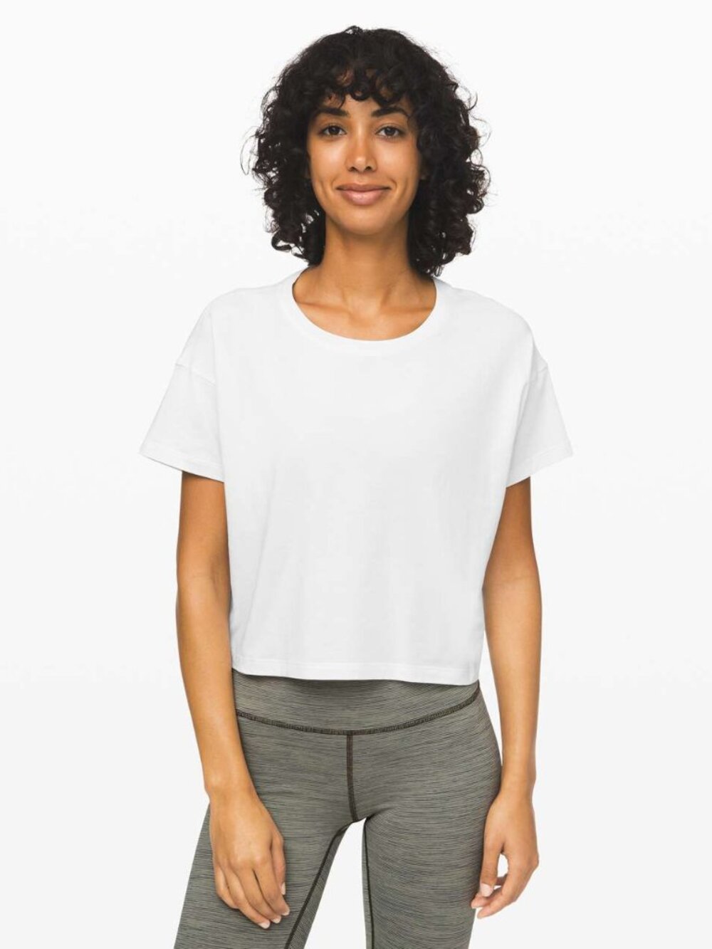 💜 Lululemon Cates Crop Tee - Pattern 💜